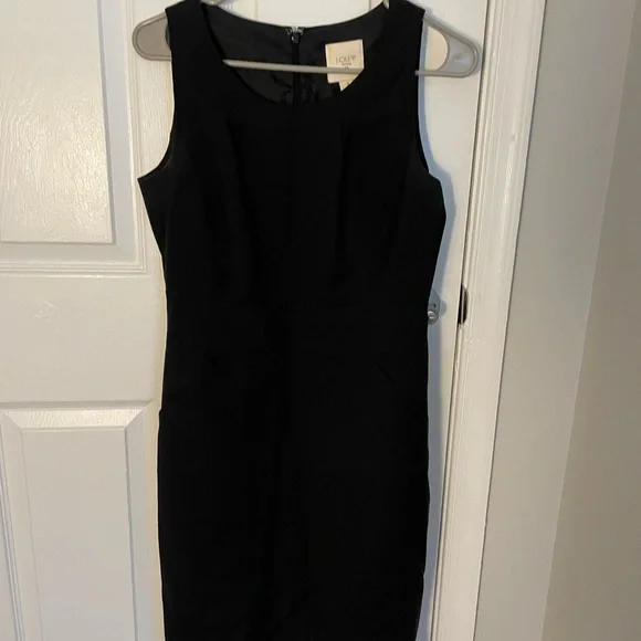 midi length black tie dresses Tie Neck Midi Dress-Black and Silver Clip